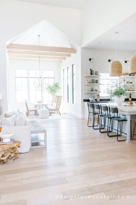 Fall Home Tour: Dining Room — Design Loves Detail Design Loves Detail, White Laundry Rooms, Fall Home Tour, Entry Design, Rock Ideas, Fall Home, Modern Coastal, Lovey Dovey, Kitchen Area