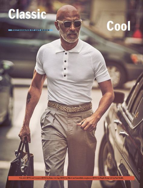 Clothes For Men Over 50, Guy Aroch, Bald Men Style, Older Mens Fashion, 2023 Fashion Trends, Mens Fashion Smart, Bald Men, Nice Style, Black Men Fashion