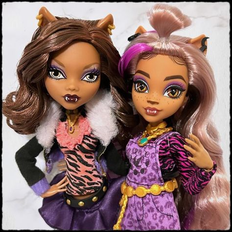 Monster High G1 Vs G3, Mh Dolls, Clawdeen Wolf, Bratz Girls, Afro Latina, Moster High, Ever After High, Monster High Dolls, Pretty Dolls