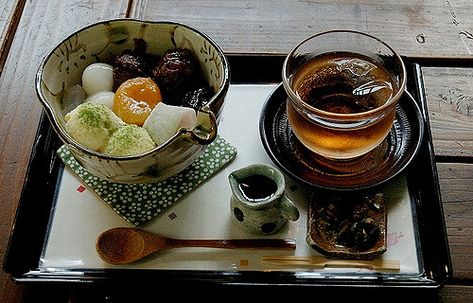 japanese style afternoon tea | by michenv Japanese Sweet, Narita, Cooking Guide, Japanese Sweets, Japan Food, Japanese Tea, Pretty Food, Cute Food, Japanese Food