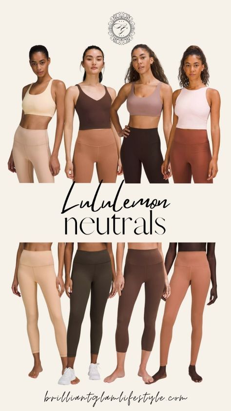 Embrace the Elegance of Neutral Tones with Lululemon Gym Outfits! Follow me in the @LTK shopping app to shop this post and get my exclusive app-only-content! #liketkit #Lululemon #NeutralColors #GymOutfit #FitnessFashion #Athleisure #VersatileStyle #SophisticatedLook #ElegantActivewear #TimelessAppeal #GymWardrobe #WorkoutInStyle #LTKU #LTKfit #LTKworkwear @shop.ltk https://liketk.it/4buxq Neutral Workout Outfits Women, Nude Gym Outfit, Neutral Athletic Wear, Lululemon Capsule Wardrobe, Neutral Gym Outfits, Neutral Workout Outfits, Elegant Gym Outfit, Neutral Activewear, Workout Outfits Aesthetic