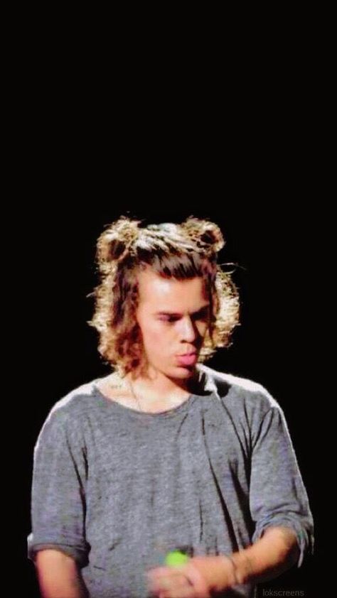 Space Buns, Buns, Harry Styles, Gum, Hair