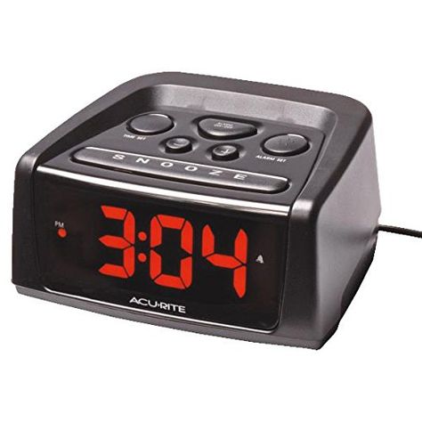 Review and recommendation of the Acurite alarm clock Jam Alarm, Time Alarm, Weather Instruments, Radio Clock, Daylight Savings, Dorm Room Essentials, Daylight Savings Time, Time Clock, Alarm Clocks