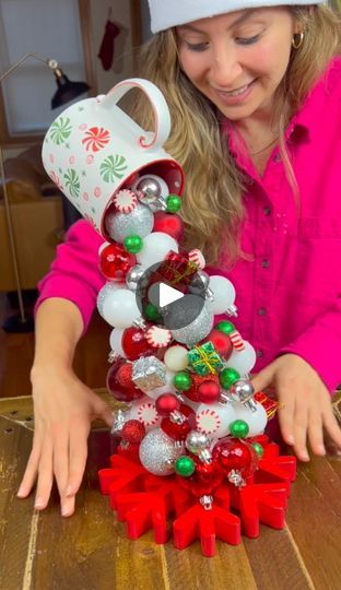 what an illusion! (DIY Christmas craft) | what an illusion! (DIY Christmas craft)

This arts and crafts video shows how to make a beautiful optical illusion Christmas craft that looks like a mug... | By Brooklyn BFacebook Christmas Centrepiece Ideas, Xmas Mugs, Peppermint Candies, Christmas Wreaths Diy Easy, Christmas Flower Arrangements, Christmas Floral Arrangements, Christmas Centerpieces Diy, Art And Craft Videos, Christmas Projects Diy