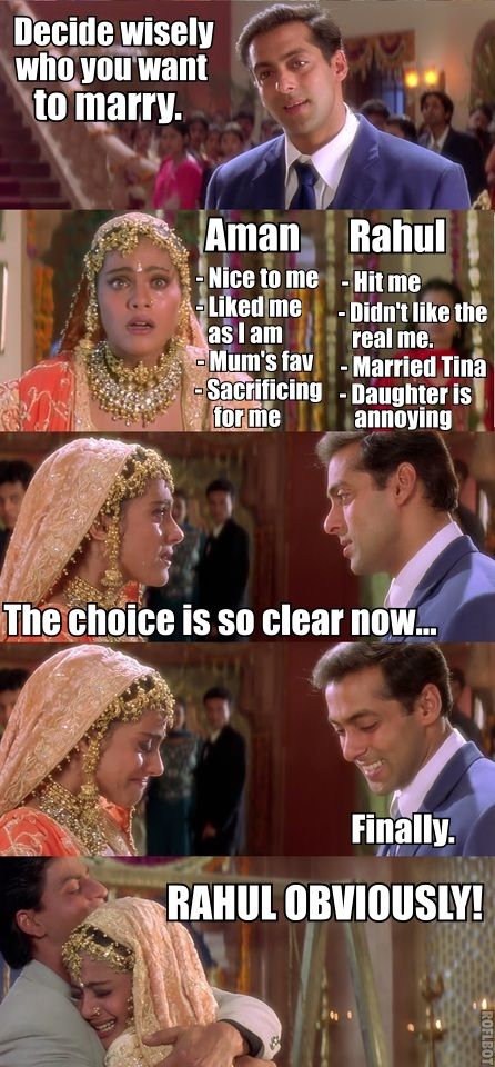 Shallow Hal, 90s Bollywood Aesthetic, Kuch Kuch Hota Hai, Indian Funny, Bollywood Memes, Indian Jokes, Desi Jokes, Bollywood Funny, Fancy Clothes