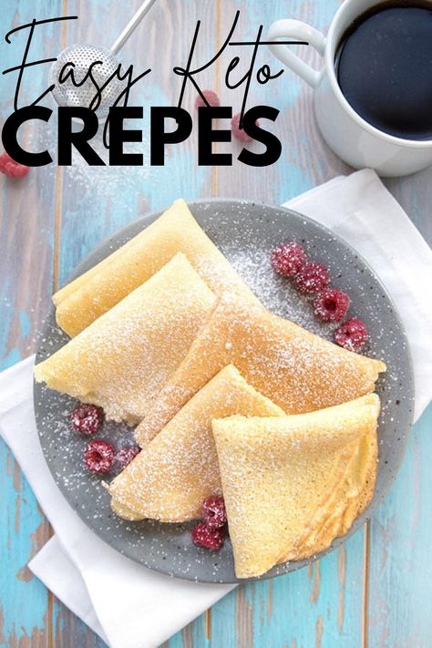 I love Keto Crepes filled... - All Day I Dream About Food | Facebook Low Carb Crepe, Veggie Keto, Dairy Free Keto Recipes, Crepes Filling, Dairy Free Keto, Keto Sides, Keto Treats, Keto Side, Keto Diet Breakfast