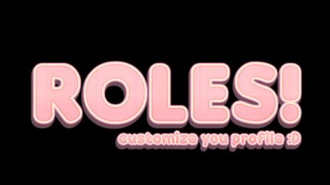 Roles Discord Banner, Roles Discord, Word Fonts, Girl Stuff, Aesthetic Videos, Made By Me, Banners, Candy, Quick Saves