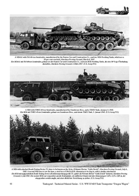 U.S. WW II M25 Tank Transporter DRAGON WAGON - TANKOGRAD Publishing - Verlag Jochen Vollert - Militärfahrzeug Tank Transporter, Medieval Wagon, Volvo 240 Wagon, Medieval Wagons And Carts, Dragon Wagon, T34 Tank Ww2