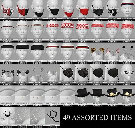 MISC. ACCESSORIES Ultimate Collection | Pralinesims on Patreon Lotes The Sims 4, Los Sims 4 Mods, Sims 4 Piercings, Sims 4 Cc Eyes, Sims Packs, The Sims 4 Pc, Pelo Sims, The Sims 4 Packs, Sims 4 Game Mods