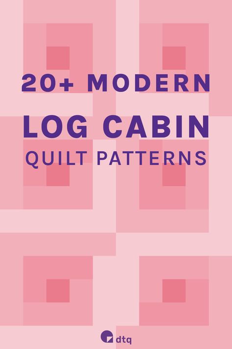 Learn all about the traditional log cabin quilt block and discover incredible log cabin quilt patterns every modern quilter will adore! Traditional Log Cabin Quilts, Log Cabin Variation Quilt Patterns, Log Cabin Paper Piecing Free Pattern, Pineapple Log Cabin Quilt, Courthouse Quilt Pattern, Modern Log Cabin Quilt Blocks, Diamond Log Cabin Quilt Pattern Free, Easy Log Cabin Quilt Pattern, Modern Quilt Patterns Free Simple