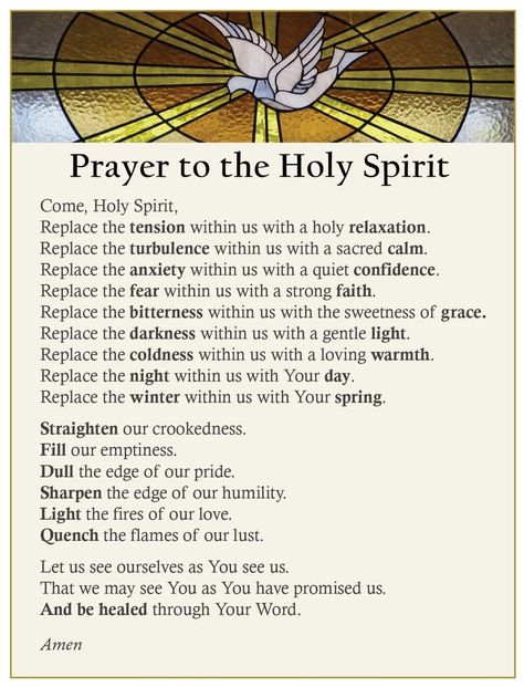 Prayer To The Holy Spirit Catholic, Prayer For Holy Spirit, Holy Spirit Prayer Catholic, Who Is The Holy Spirit, Prayer To Holy Spirit, Friendship Prayer, Come Holy Spirit Prayer, Prayer To The Holy Spirit, Holy Spirit Quotes