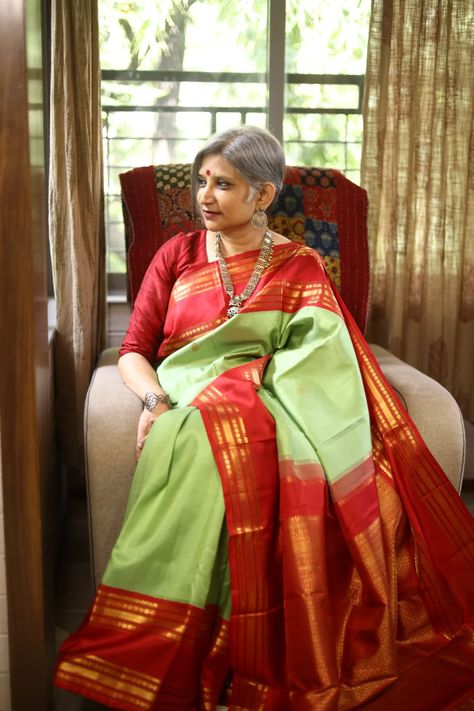 Mint Green Kanjeevaram Silk Saree – Sayali Rajadhyaksha Sarees Kanjeevaram Silk Saree, Bengali Bride, Green Silk, Red Blouses, Cotton Blouses, Measurement Length, Blouse Piece, Silk Saree, Saree Designs