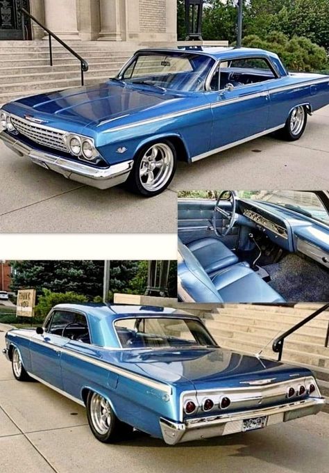 62 Chevy Impala, Chevrolet Impala 1963, 62 Impala, 1962 Chevy Impala, Car Tv, Vintage Pickup, Chevy Classic, Cool Old Cars, Old Vintage Cars