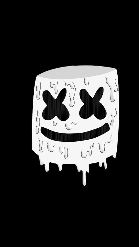 Marshmallow Wallpaper, Marshmello Wallpaper, Hipster Drawings, Black Wallpaper, Galaxy Wallpaper, Cartoon Wallpaper, Youtubers, Books Wattpad, Dj