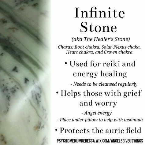 Infinite Stone crystal meaning Hag Stones Meaning, Infinite Stone, Grey Witch, Sunstone Moonstone, Stone Properties, Hag Stones, Gemstone Properties, Crystal Properties, Spiritual Crystals