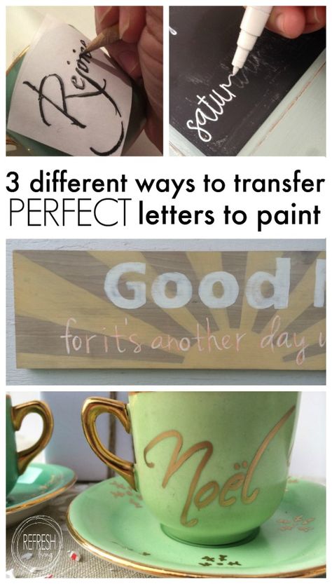 So this is how everyone creates signs with perfect lettering!  All you need is a printed word and image, and a pencil or piece of chalk.  Think of all the possibilities! Paint Letters On Wood, Painted Letters On Wood, Transfer Images To Wood, Paint Letters, Painted Wood Letters, Neat Handwriting, Reclaimed Wood Projects, Christmas Fonts, Painted Letters