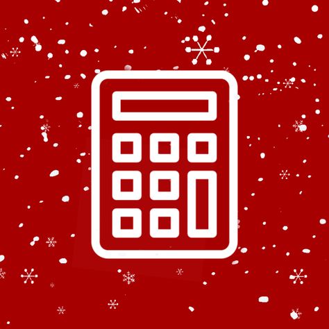 Christmas App Icons Calculator, Christmas Calculator Icon, Red Christmas Icons For Apps, Red Calculator Icon, Christmas App Icons Red, Christmas Wallper, App Organization, Calculator Icon, Christmas Logo