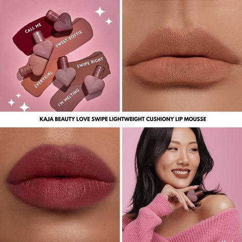 Kaja Love Swipe, Kaja Beauty, Dream Makeup, Makeup News, New Love, The Details, Beauty Hacks, Lips, Velvet