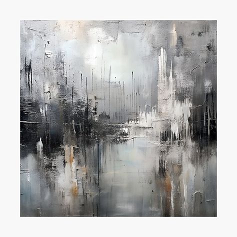 Get my art printed on awesome products. Support me at Redbubble #RBandME: https://www.redbubble.com/i/photographic-print/Abstract-Wall-Art-PaintingTexture-Grey-Black-Colors-Digital-Wall-Prints-Abstract-by-star27air/162875304.6Q0TX?asc=u Abstract City, Grey Painting, City Painting, Black And White Painting, Home Design Decor, Digital Wall, Wall Art Designs, Abstract Wall Art, Art Boards