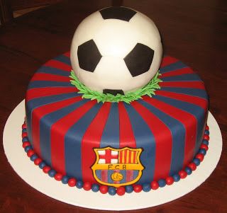 Let Them Eat Cake: Barcelona Football Bolo Do Barcelona, Barcelona Cake, Soccer Birthday Cakes, Soccer Cake, Soccer Birthday Parties, Cupcakes For Boys, Online Cake Delivery, Fresh Cake, Sport Cakes