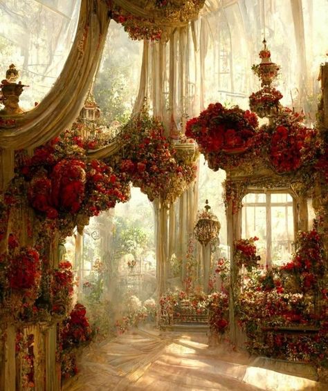 Spring Home Design, Fantasy Rooms, Castle Aesthetic, Ethereal Aesthetic, Fantasy Castle, Fantasy Places, Decoration Originale, Dream Room Inspiration, Fantasy Art Landscapes