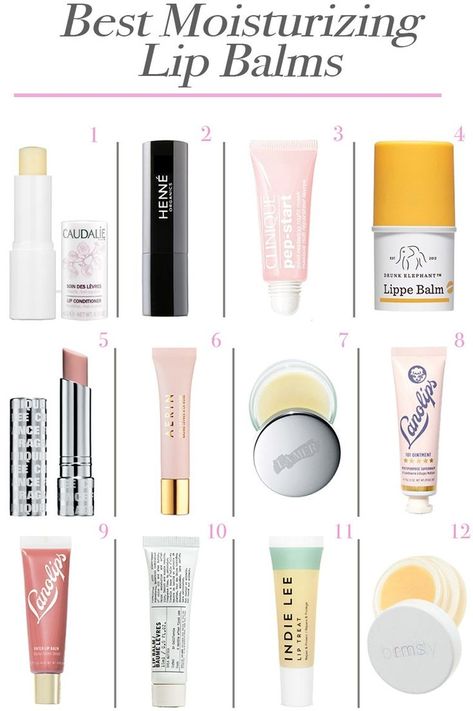 Best Moisturizing Lip Balms 2019. Get this lineup of the best skincare for dry lips that are chapped. See clean beauty and designer lip balms and treatments. #skincare #lips #beauty #dryskin #winterbeauty Lip Balm For Dry Lips Best, Most Hydrating Lip Balm, Best Lip Balms For Dry Lips, Lip Hydration Products, Lip Care For Dry Lips, Natural Lip Moisturizer, Best Lip Products For Dry Lips, Good Lip Balms, Best Chapstick For Dry Lips