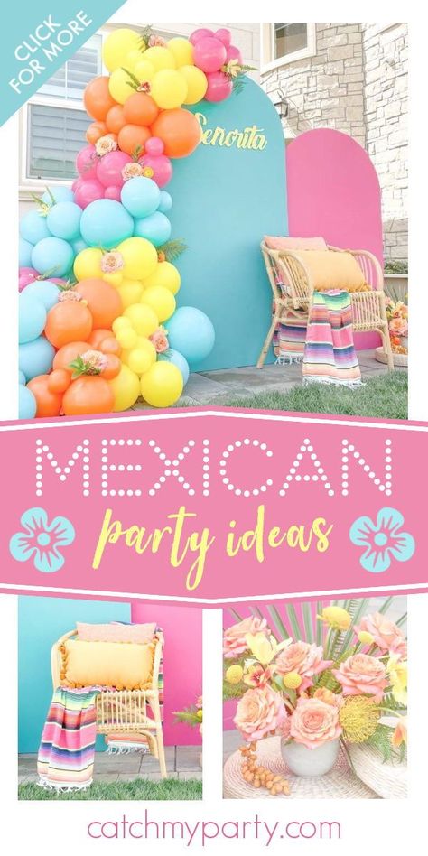 Spring Fiesta Party, Neutral Fiesta Party, Pastel Fiesta Party, Girly Fiesta Theme Party, Mexican Fiesta Balloon Garland, Fiesta Balloon Backdrop, Fancy Fiesta Theme Party, Mexican Beach Party, Pink Fiesta Theme Party