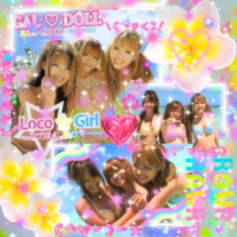 #gyaru#gyaru gal#y2k style#gyaru fashion#gyaru aesthetic#2000s core#gyaru icons#coconut girl#mall aesthetic#coconut girl aesthetic#pink aesthetic Gyaru Coconut, Gyaru Aesthetic, Beach Girl Aesthetic, Core Challenge, Aesthetic 2000s, Coconut Dream, Tropical Girl, Barbie Summer, 일본 패션