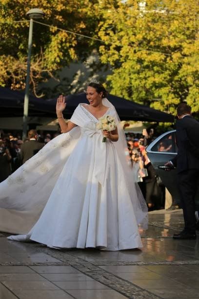 Nina Flohr, Religious Wedding, White Formal Dress, Tiara, One Shoulder Wedding Dress, Wedding Ceremony, Prince, Flower Girl, Flower Girl Dresses