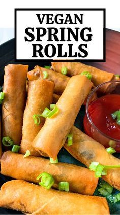 Summer Spring Rolls, Peanut Butter Dipping Sauce, Butter Dipping Sauce, Spring Roll Filling, Veg Spring Rolls, Vegan Starter, Vegetarian Spring Rolls, Vegan Spring Rolls, Spring Rolls Recipe