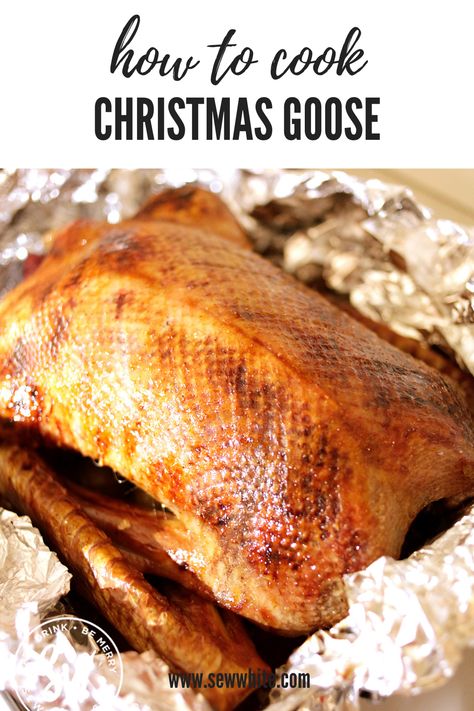 How To Cook Goose, Goose Breast Recipe, Roast Goose Recipes, Cooked Goose, Roast Goose, Goose Recipes, Christmas Roast, Cooking Decorating, Christmas Goose