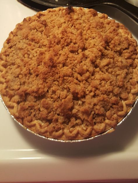 Make and share this Dutch Apple Pie recipe from Genius Kitchen. Apple Pie Bars Recipe, Apple Pie Desserts, Dutch Apple Pie Recipe, Apple Pie Recipe Homemade, Apple Pie Filling Recipes, Apple Pie Recipe Easy, Apple Crumble Pie, Homemade Apple Pie Filling, Dutch Apple Pie