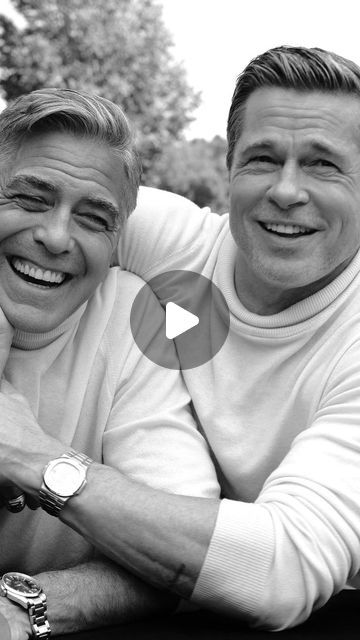 THE WED on Instagram: "Brad Pitt and George Clooney in one frame—double the charm, double the heartthrob. The vision, the vibe, and the undeniable allure... consider our hearts officially melted 💔

Director @solvesundsbostudio
Director of Photography @plumefabre
Editor @phil.ceconi
Creative Producer @realsamdennis
Photography @solvesundsbostudio 
Style @georgecortina" George Clooney Twins, Clooney Twins, Twin Pictures, Director Of Photography, George Clooney, The Vision, The Vibe, Brad Pitt, Gq