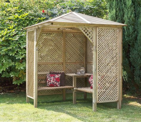 Corner Arbour, Garden Arbour Seat, Arbour Seat, Arbor Bench, Trellis Garden, Large Gazebo, Wooden Arbor, Corner Garden, Garden Arbor