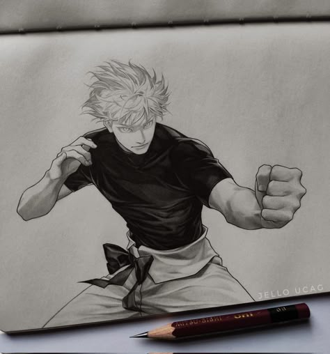 Gojo Sukuna, Naruto Sketch Drawing, Naruto Sketch, Best Anime Drawings, Art Account, Anime Drawing Books, Anime Character Drawing, Gojo Satoru, Book Art Drawings