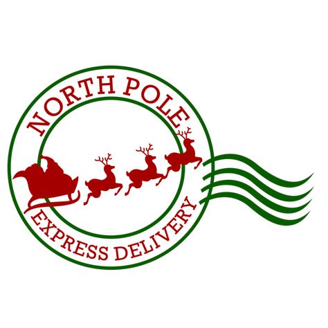 Free North Pole Express Delivery SVG - The SVG Station Special Delivery From The North Pole Free Printable, North Pole Postage Printable Free, North Pole Stamp, North Pole Stamp Printable Free, North Pole Delivery Free Printable, North Pole Aesthetic, North Pole Illustration, Circut Joy, Elf Delivery