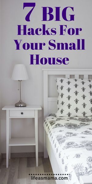 7 Big Hacks For Your Small House Small House Hacks, Boho Apartment, Small House Living, Small House Decorating, Small Space Organization, Inspire Me Home Decor, Decoration Furniture, Apartment Decorating, Night Stand