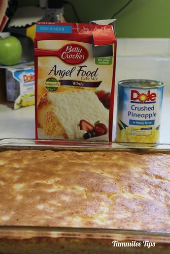 Angel Food Dump Cake, Pineapple Angel Food Cake Recipe, Angel Food Cake Recipes, Pineapple Angel Food Cake, Angel Food Cake Mix, Pear And Almond Cake, Pineapple Angel Food, Angel Food Cake Mix Recipes, Medicine Tips