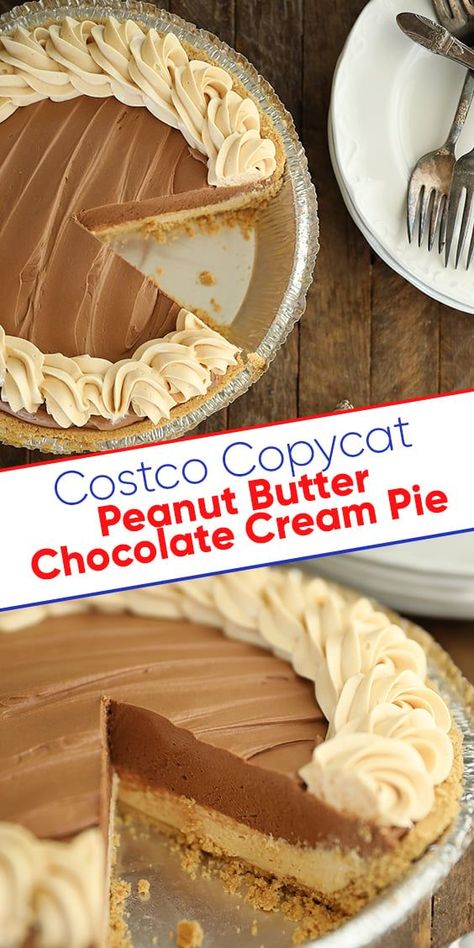 Chocolate Peanut Butter Pie, Chocolate Cream Pie, Lost 100 Pounds, Peanut Butter Desserts, Peanut Butter Pie, Butter Pie, Perfect Pies, Peanut Butter Chocolate, Peanut Butter Recipes