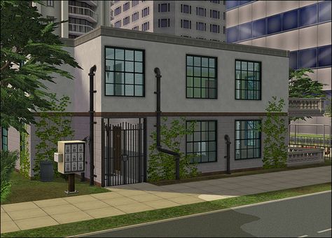 An_nas | Sentinel Apartments Sims 2 House, Upholstered Wall Panels, Episode Backgrounds, Sims 4 House Plans, Sims Building, Micro House, The Sims 2, New Apartment, I Dont Know