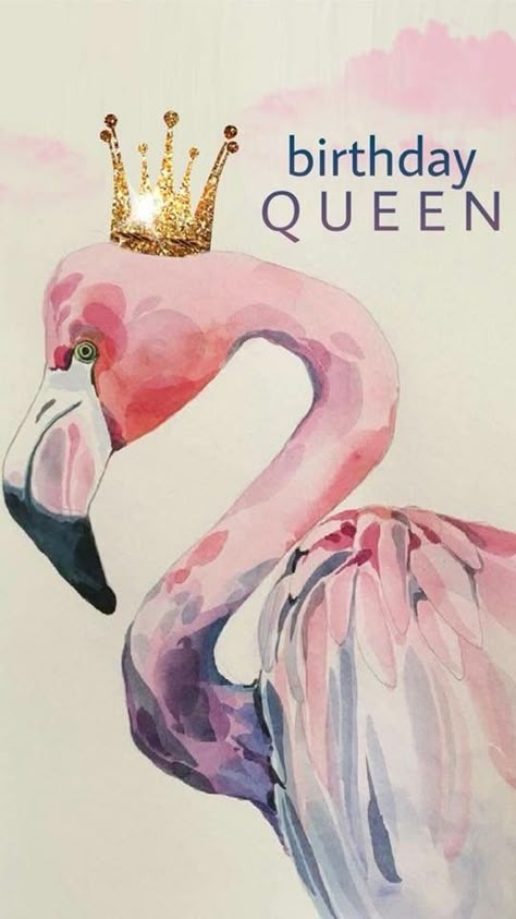 Flamingo Birthday Queen Happy Birthday Quotes Funny, Flamingo Birthday, Happy Birthday Pictures, Birthday Queen, Birthday Meme, Happy B Day, Happy Birthday Quotes, Birthday Pictures, Happy Birthday Images