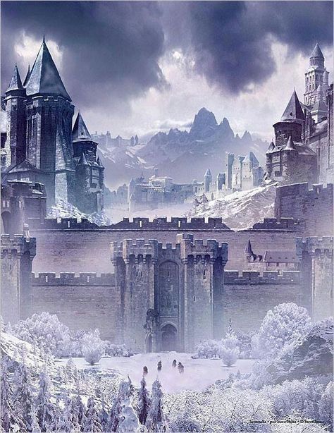 Winterfell Beaux Arts Architecture, Asoiaf Art, Song Of Ice And Fire, King In The North, Jaime Lannister, Gra O Tron, Cersei Lannister, House Stark, Ice And Fire