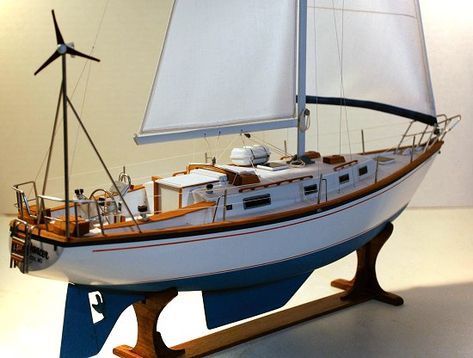 Sailboat Restoration, Model Sailboats, Sailboat Model, Rc Boats Plans, Model Boats Building, Model Sailing Ships, Sailboat Plans, Wooden Model Boats, Classic Sailboat