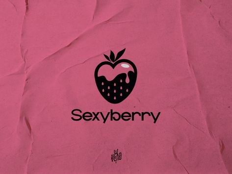 Strawberry Logo Design, Strawberry Logo, Graphic Design Lessons, Symbol Logo, Beautiful Women Over 40, Gym Wear, Minimal Design, Design Logo, Strawberries