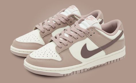 Brown Nike Low Dunks, Nike Dunk Low Beige Brown, Nike Low Dunk Shoes, Tan Low Dunks, Neutral Dunks Women, Nike Dunk Low 2023, Nike Dunks Beige, Nike Dunks Styled, Cute Dunks Low