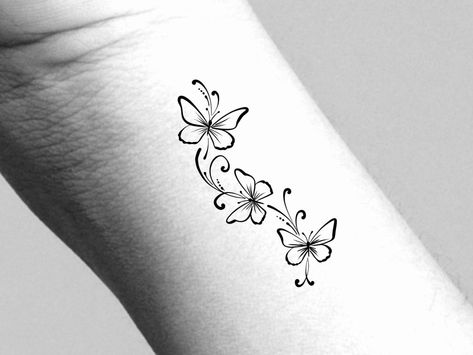 Small Flower Tattoos With Names, Butterfly Bracelet Tattoo, Happiness Is A Butterfly Tattoo, 3 Butterflies Tattoo, 3 Small Butterflies Tattoo, Butterfly Tattoo With Words, Small Butterflies Tattoo, Little Butterfly Tattoo, 3 Butterfly Tattoo