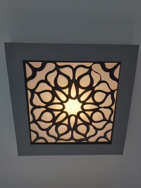 Pooja Room Roof Design, Cnc Design For Ceiling, Cnc Ceiling Design For Living Room, Jali Ceiling Design, Ceiling Jali Design, Ceiling Cnc Design, Cnc False Ceiling Designs, Cnc Ceiling Design, Cnc Jaali Design