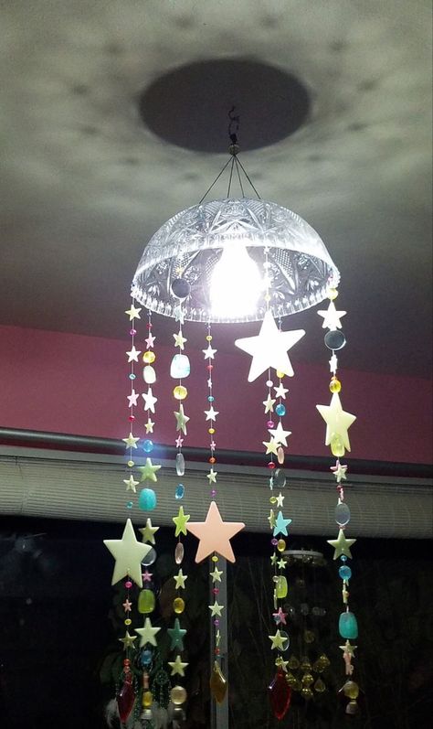 Coastal Wall Decor Ideas, Modern Wall Art Ideas, Urban Wall Decor, Glow In The Dark Stars, Dark Stars, Cute Bedroom Decor, Dream Room Inspiration, Cute Room Decor, Room Inspiration Bedroom