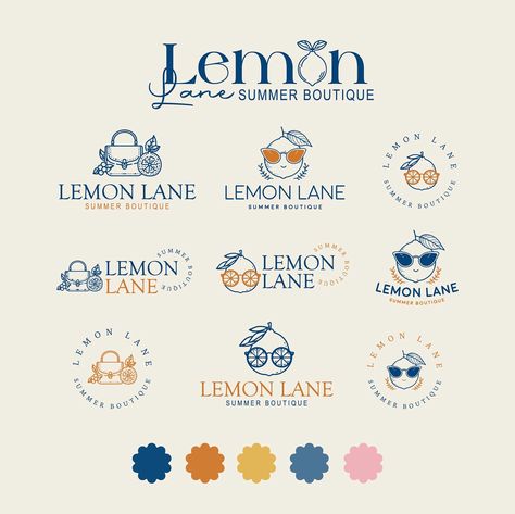 Introducing the Lemon Lane 🌻🍋👗It’s a Summer Boutique P/1 - lot of logo design variations with, - primary logo / secondary logo/ brand mark (About) - Step into a slice of summer with our sun-kissed collection of fashion and accessries, perfect for brightening your wardrobe! Lacey is seeking a vibrant, engaging branding for her new shop! - @thebriefdiary @pixelinpink @designbyrim.studio - #thebriefdiary #tbdlemonlane #PostSaturnusCreativity #SocialMediaCreativity #DigitalMarketing #Brand... Primary Logo Design, Lemon Logo Design, Pilates Logo, Lemon Logo, Free Business Logo, Logo Design Inspiration Vintage, Logo Design Examples, Of Logo Design, Boutique Logo Design