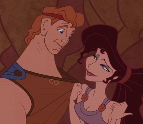 *HEERCULES & MEGARA aka: MEG ~ Hercules, 1997....."You lift up the back wall, and we're gone" Hercules. He's better known to classicists as Heracles, technically had 3 parents,2 mortal+one divine.He was raised by Amphitryon+ Alcmene, a human king+queen who were cousins+ grandchildren of Zeus' son Perseus.But Heracles' biological father was Zeus.The story of how this came about is known as"The Amphitryon,"a tale told many times over the centuries. Disney Character Names, Disney Heroines, Megara Disney, Meg Hercules, Disney Hercules, Disney Cosplay, Disney Favorites, Disney Addict, Old Disney